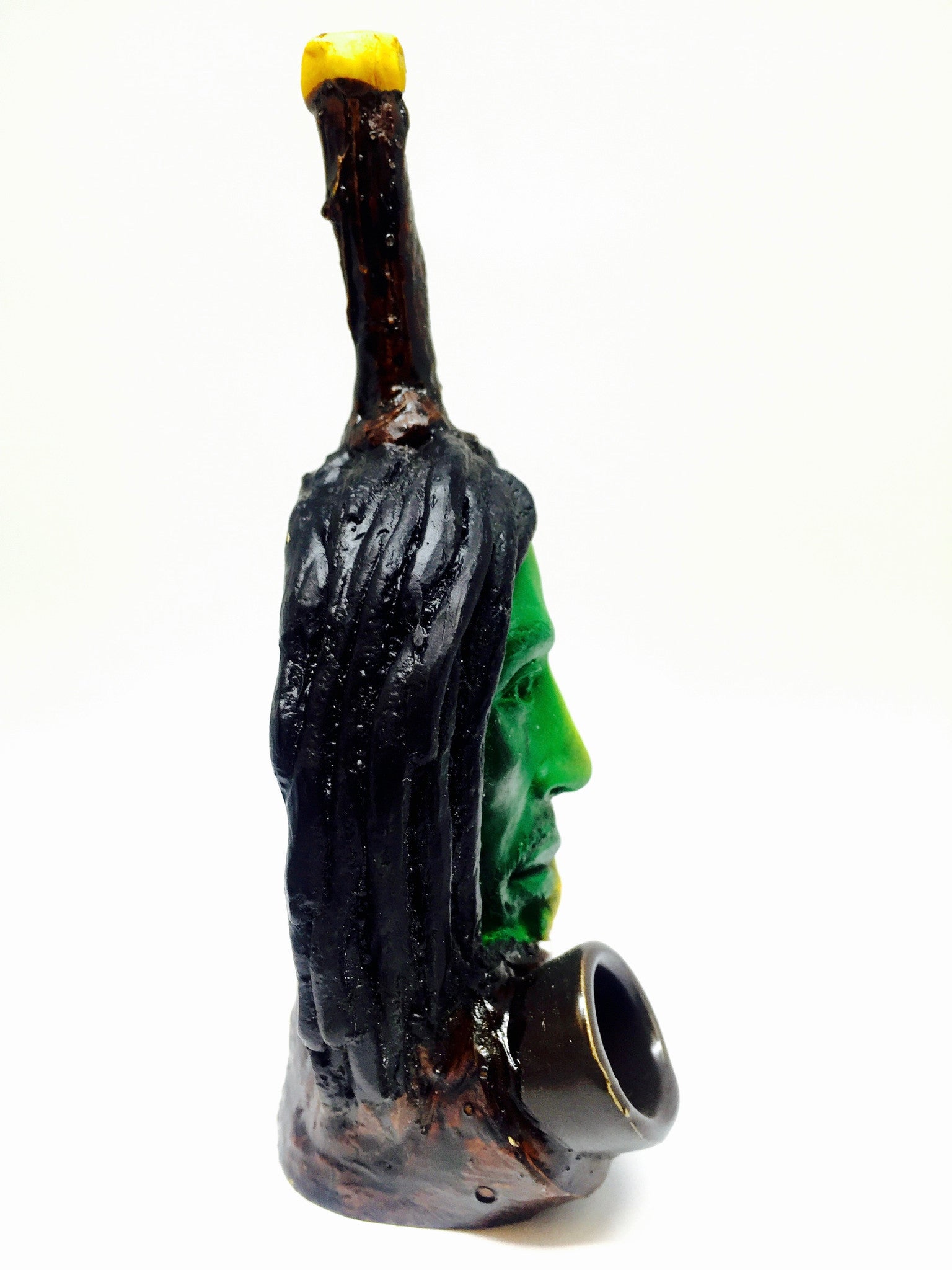 Rasta Bob Resin Pipe