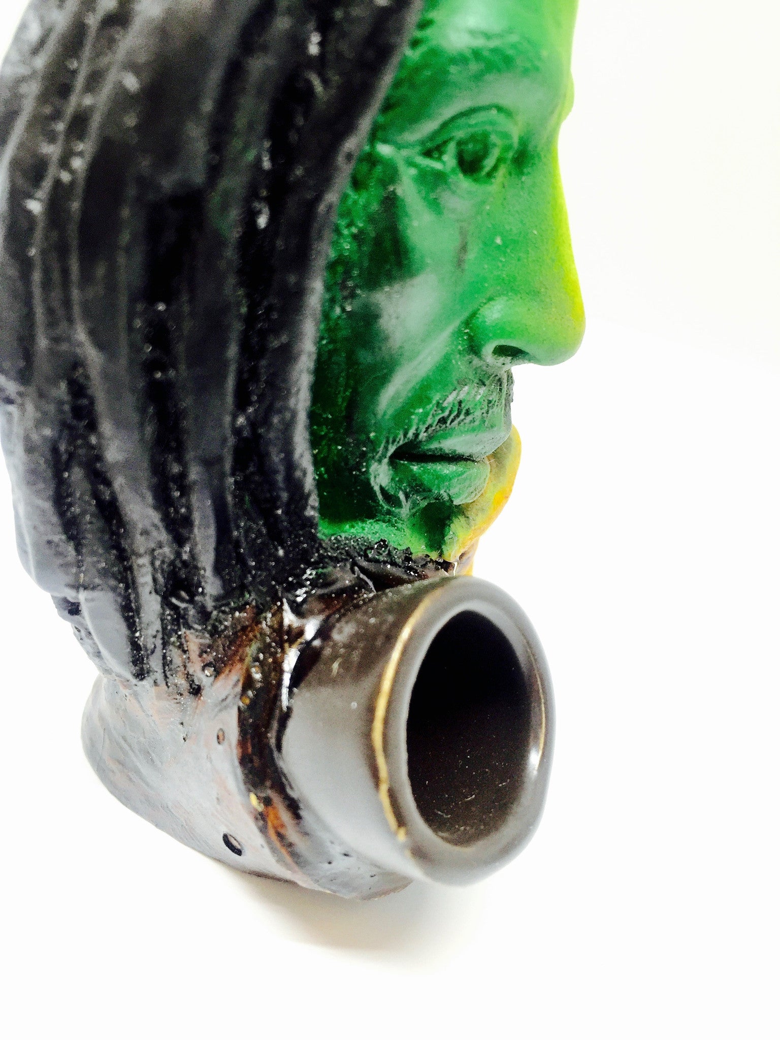 Rasta Bob Resin Pipe