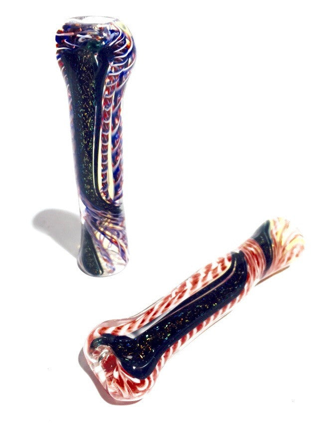 Dichro Glass Chillum Pipe