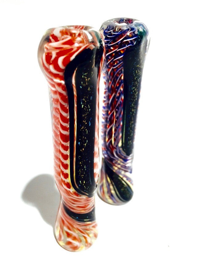 Dichro Glass Chillum Pipe