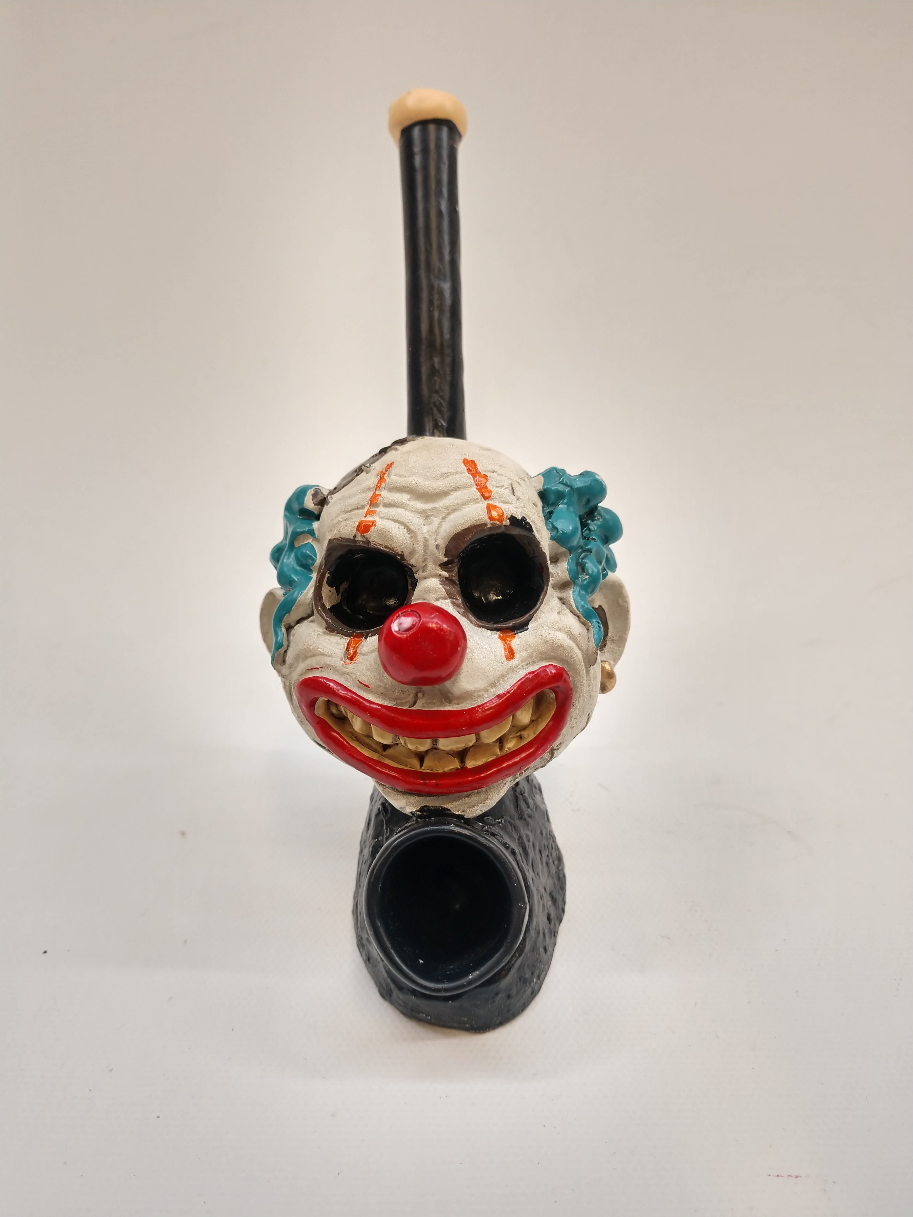 Resin Pipe Decapitated Clown