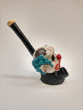 Resin Pipe Decapitated Clown