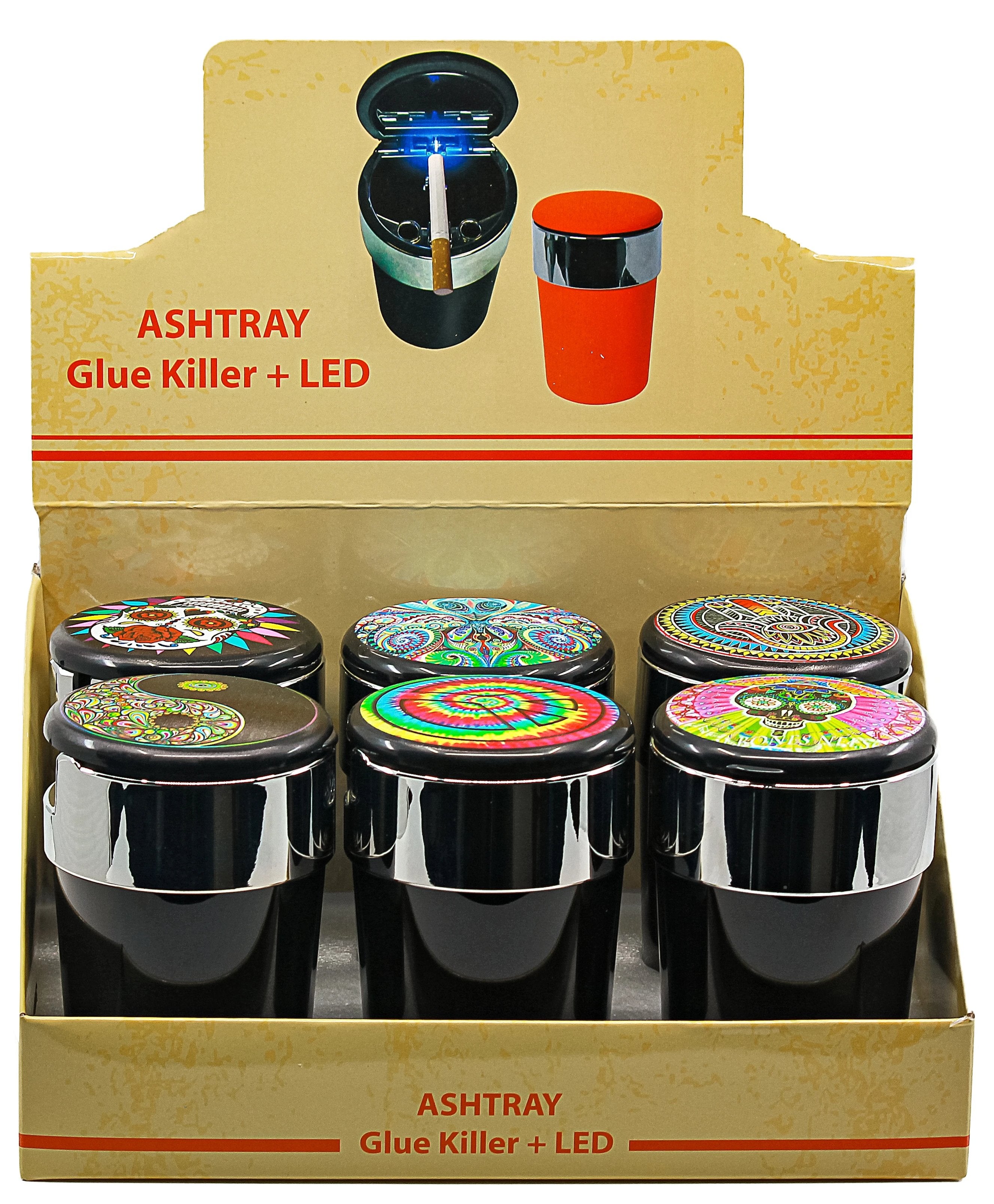 Car Ashtray Led Light and Retro Design