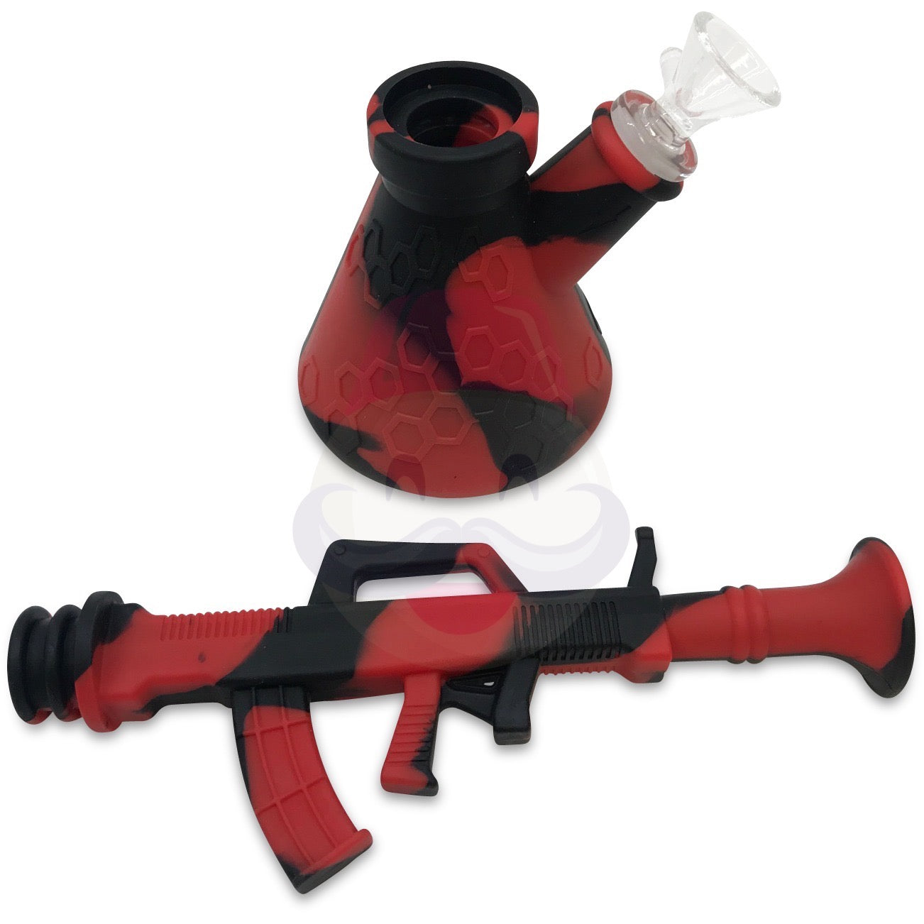 AK47 Silicone Water Pipe / Doubles as a Nectar Collector!!