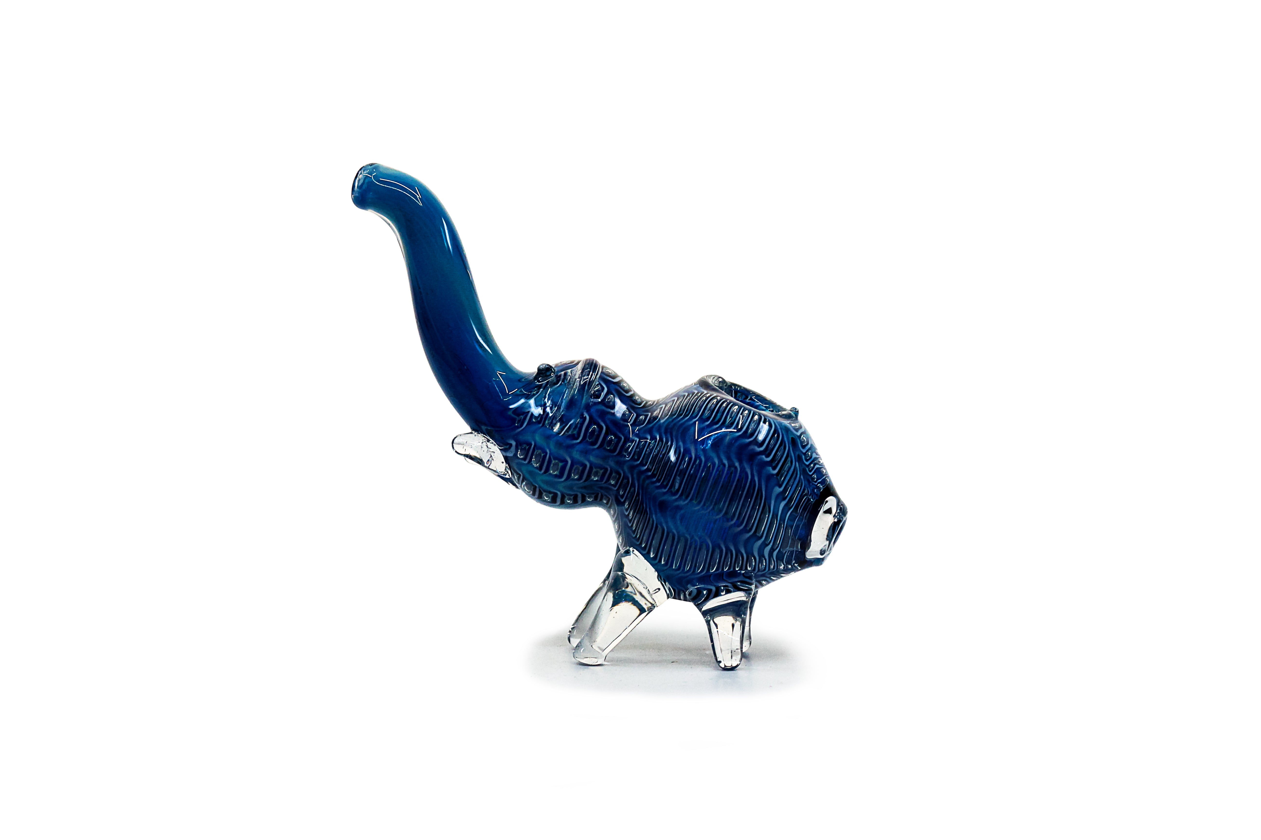 Cobalt Elephant Pipe