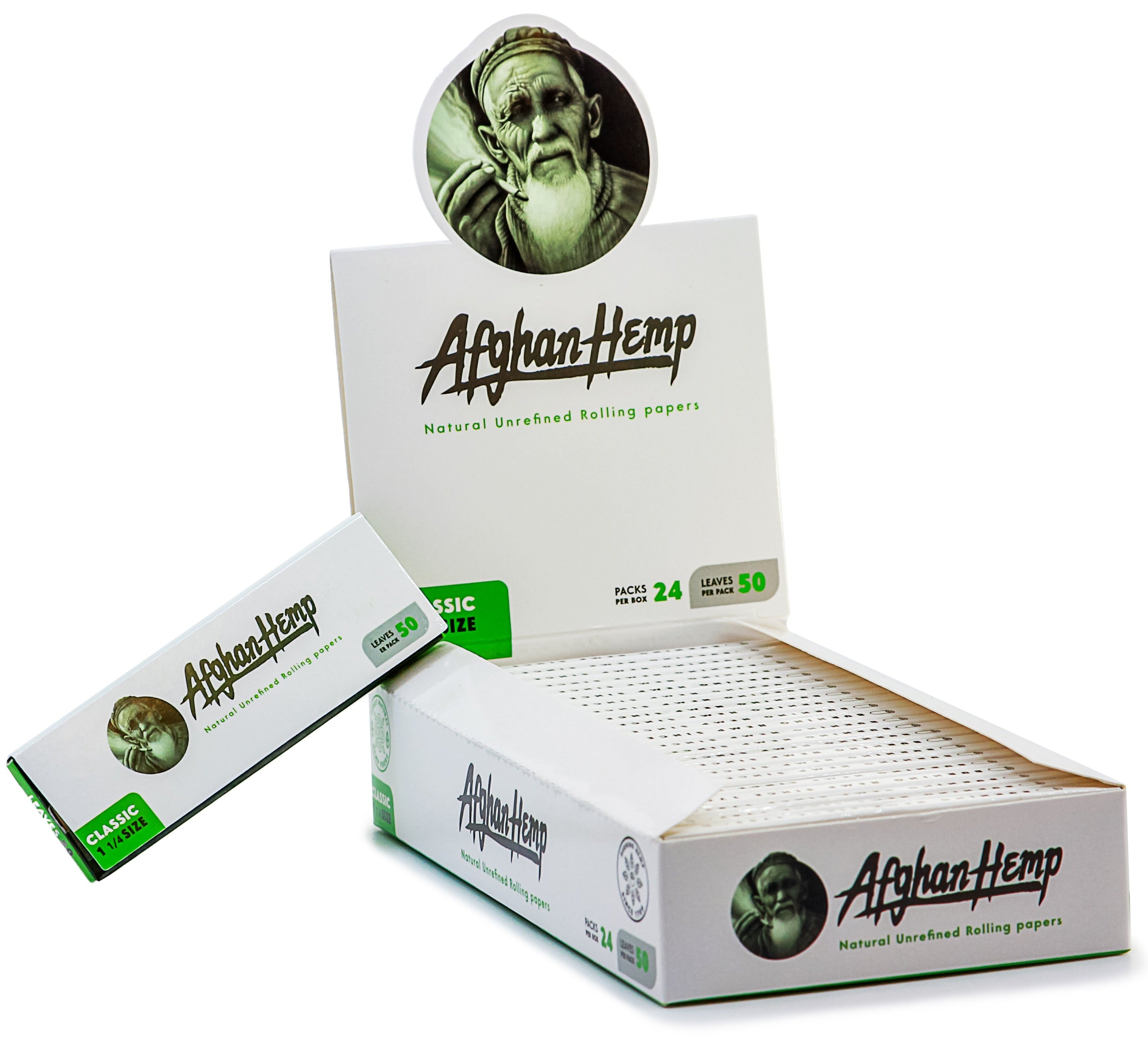 Afghan Hemp Rolling Papers 1 1/4