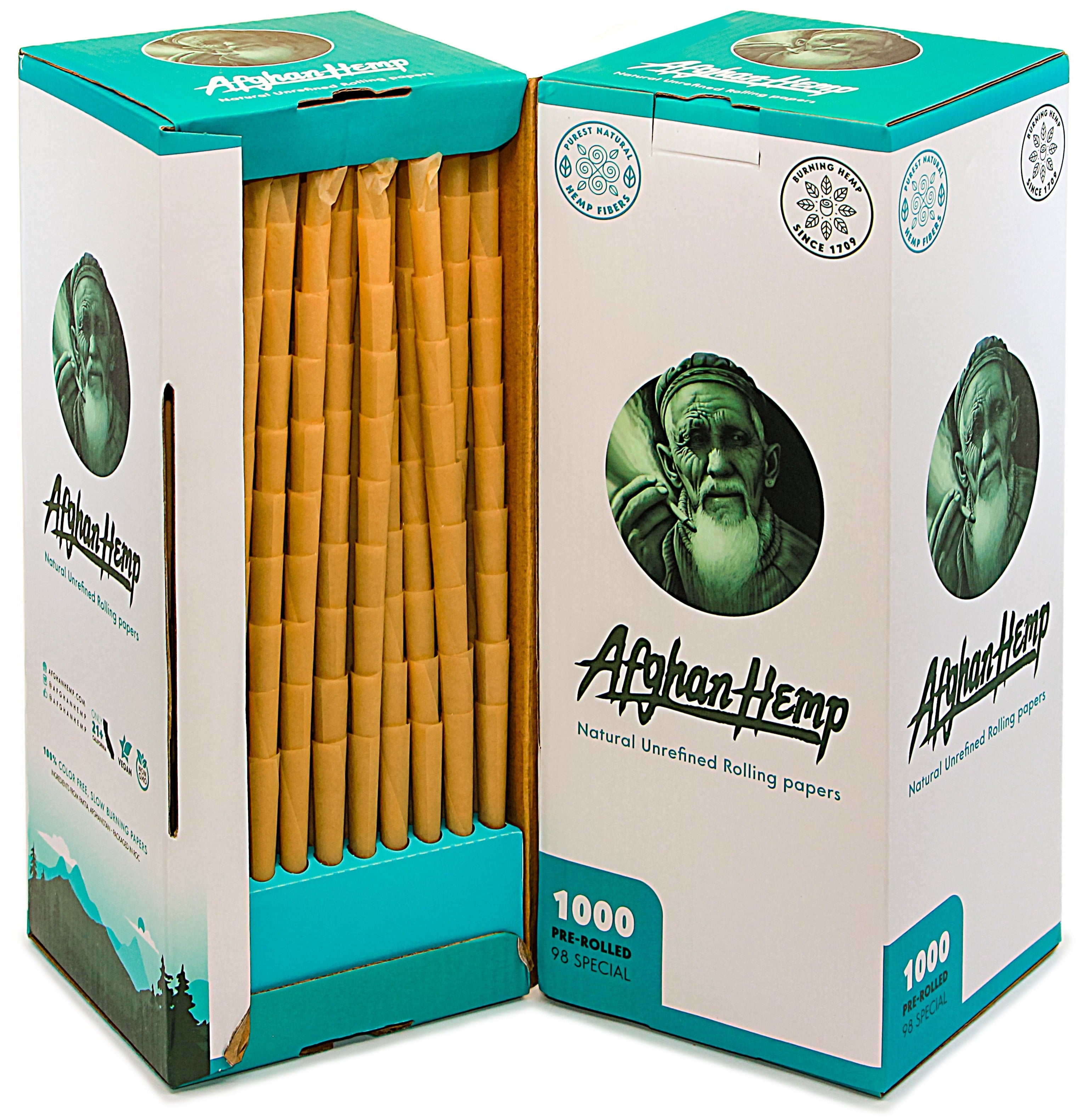 Afghan Hemp Pre-rolled Cones 98 Special (1000 pack)