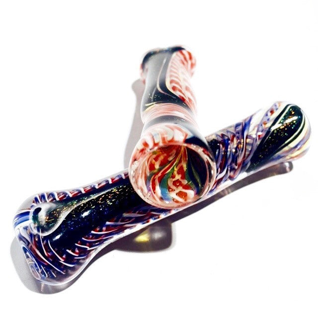 Dichro Glass Chillum Pipe