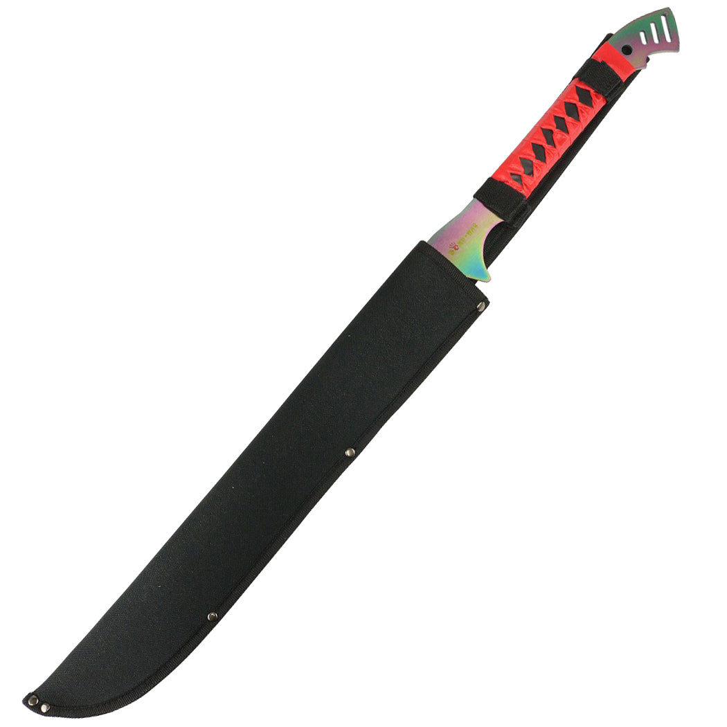 28" Zomb-War Full Tang Stainless Steel Swords Multi Color