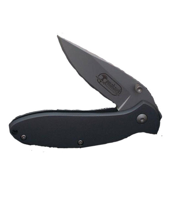 Smooth Gray Handle Knife