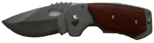Wood Protrusion Handle Knife