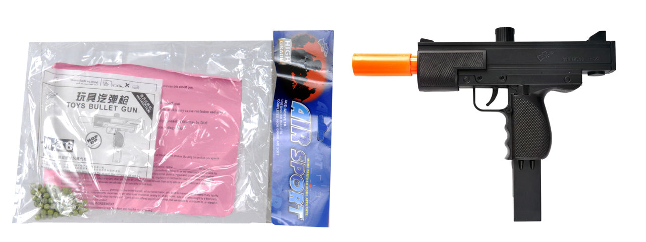 SM36BAG Plastic Spring Airsoft Pistol in Poly Bag