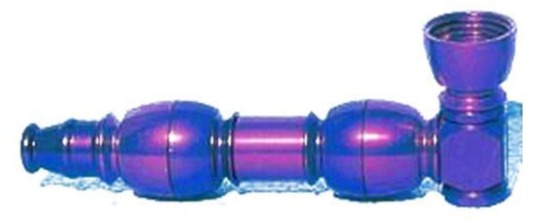 P070C Anodized Double Chamber Metal Pipe