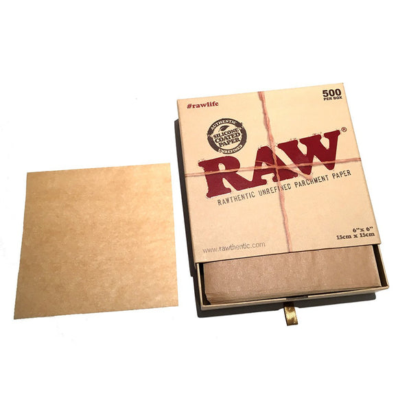 Raw Parchment Squares 6x6 - 500 Per Box