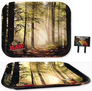 Raw Smokey Forest Rolling Tray (Large)