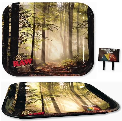 Raw Smokey Forest Rolling Tray (Large)