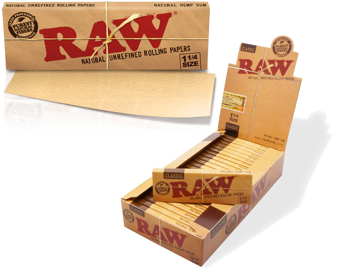 Raw 1 1/4 Classic Rolling Papers