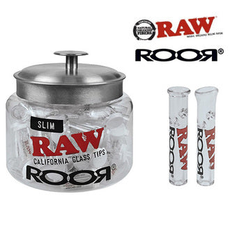 RAW RooR Glass Slim Tip Jar (75ct)