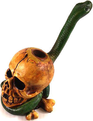 RESIN SKULL SNAKE #1