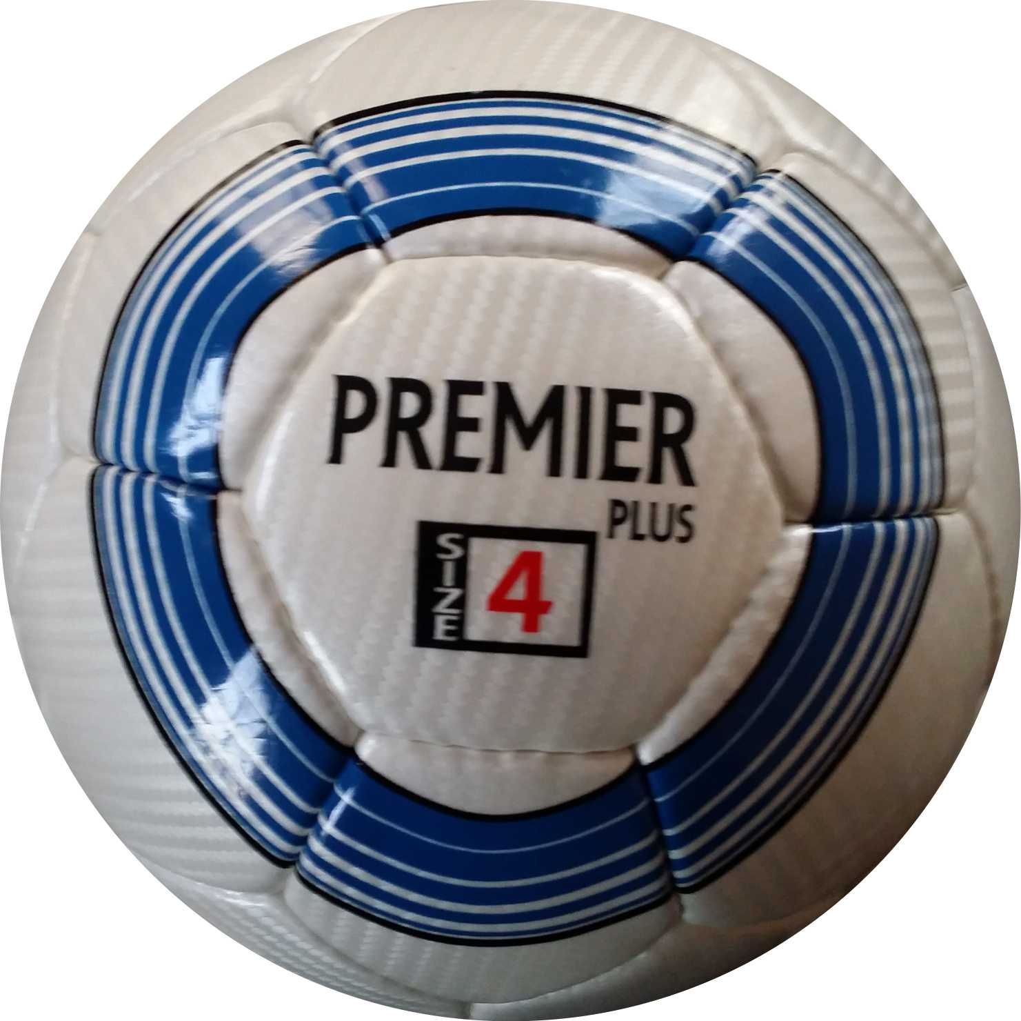 Perrini Premier Indoor Outdoor Sports Blue / White Soccer Match Ball Size 4