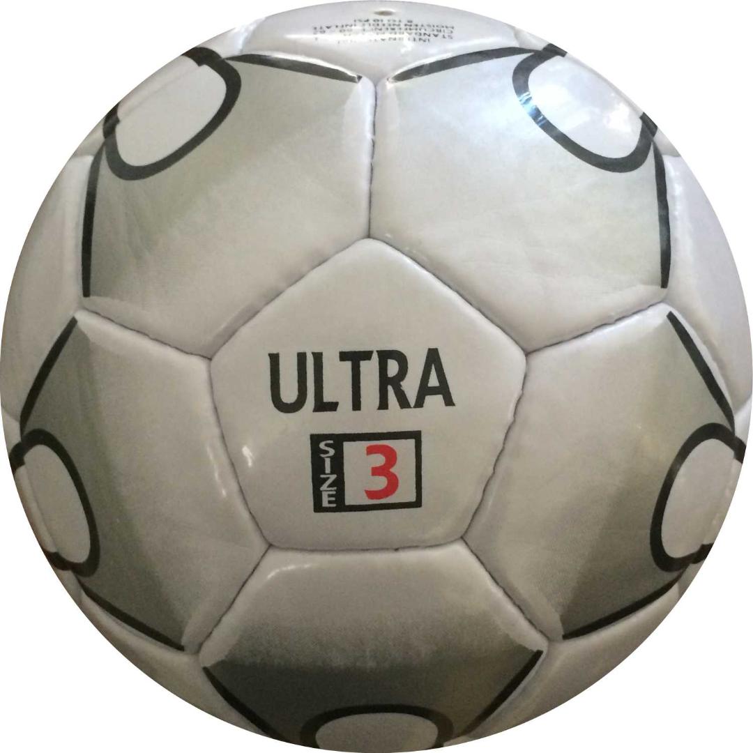 Perrini Ultra Indoor Outdoor Sports Black White Soccer Ball Size 3