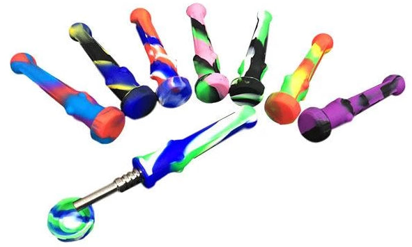 Silicone Nectar Collector w/ Titanium Nail