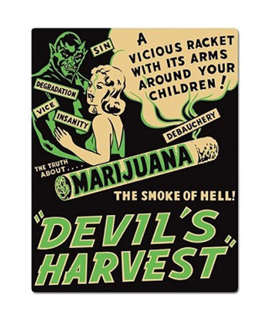 Devil's Harvest Sign