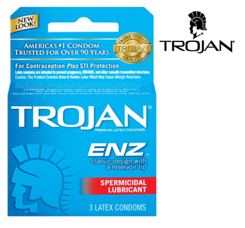 TROJAN LITE BLUE SPERMICIDAL