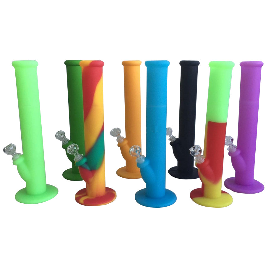 14" Silicone Waterpipe w/ Suction