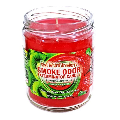 Smoke Odor Exterminator Candle 13oz Kiwi Twisted Strawberry