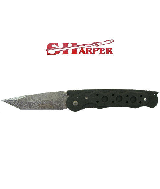 Sanded Grip Camo Blade Knife