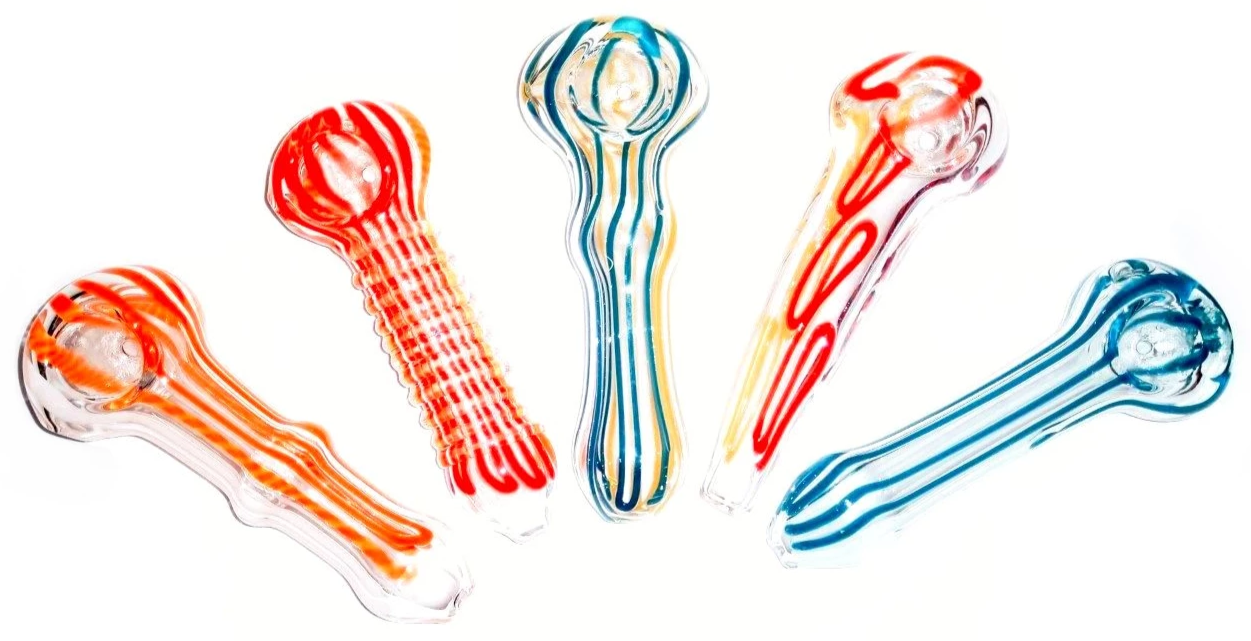 5" Colorful Mix Glass Hand Pipe