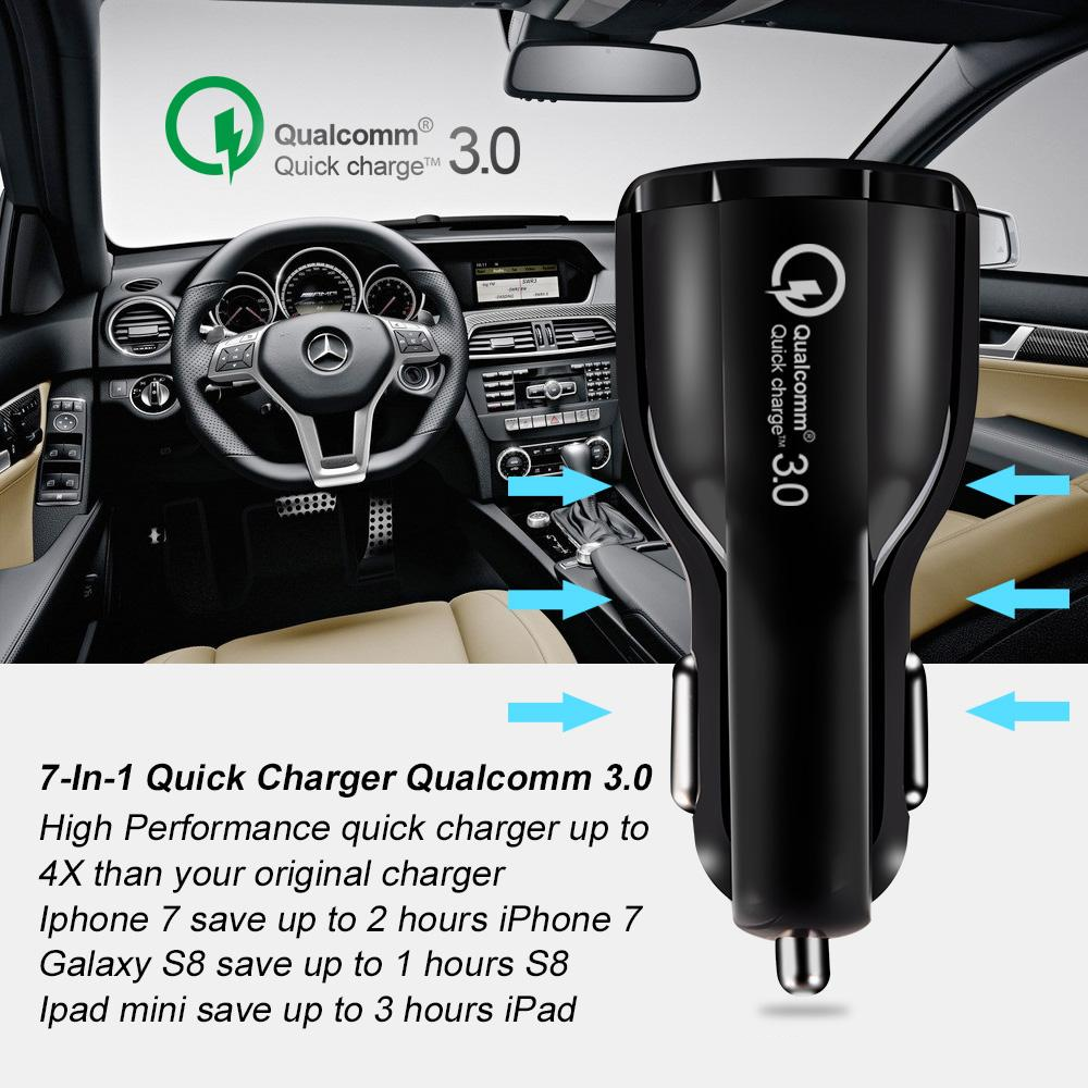 Dual Quick Charging Car Charger