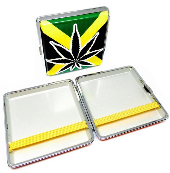 Rasta Leather Cigarette Case