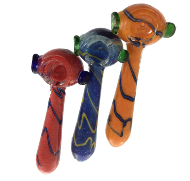 3" Frit Glass Hand Pipe