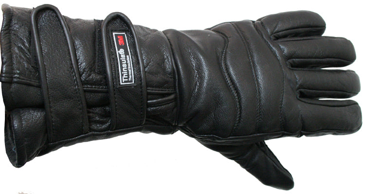 Perrini Motorcycle Gloves Close out Winter Riding Leather Biker Leather Gloves New