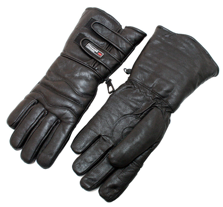 Perrini Motorcycle Gloves Close out Winter Riding Leather Biker Leather Gloves New