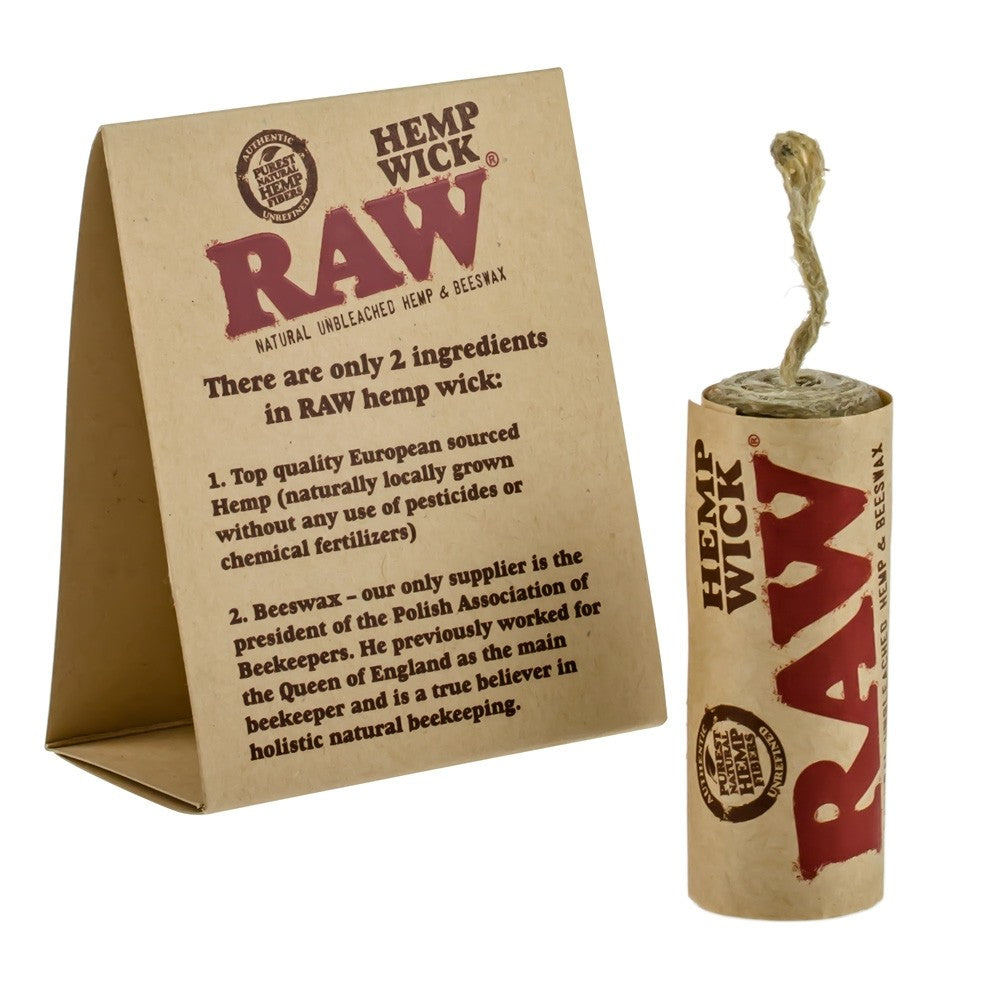 Raw® Hempwick 20ft (20 pack)