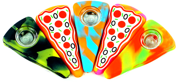Pizza Silicone Pipe ***Limited Edition - Only 1 A Few Available***