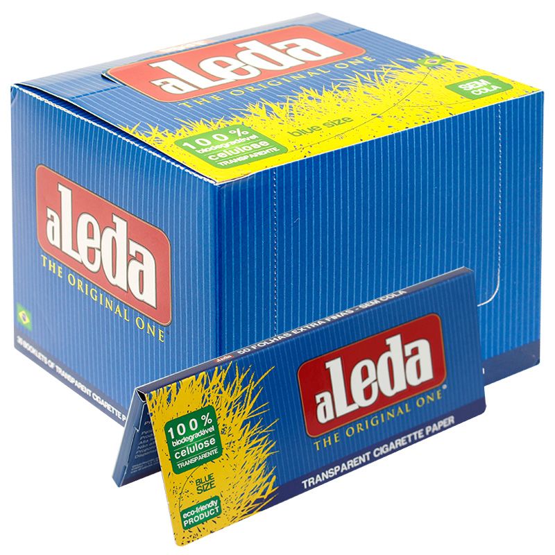 Aleda Blue Size Transparent Rolling Papers