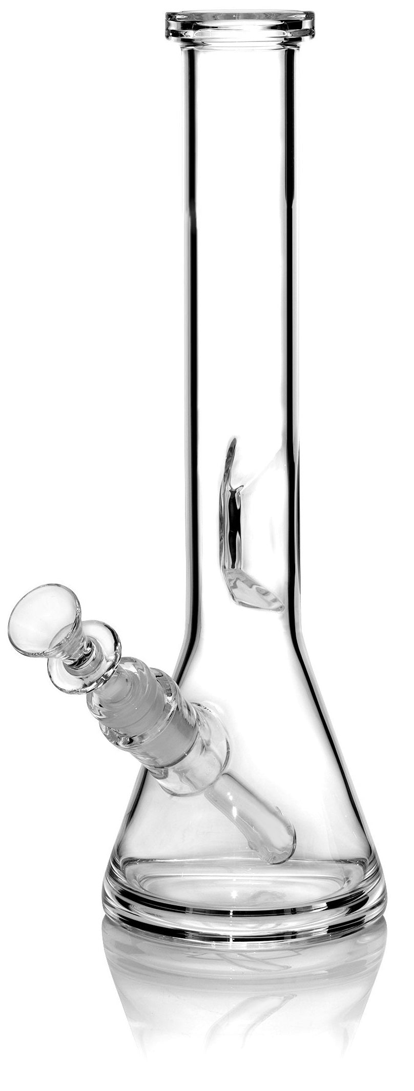 14" Clear Beaker Waterpipe BOGO  Free