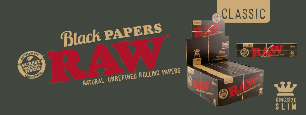 Raw Black King Size Slim Rolling Papers