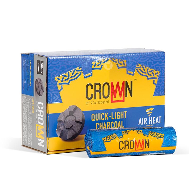 Crown Hookah Charcoal (12ct)