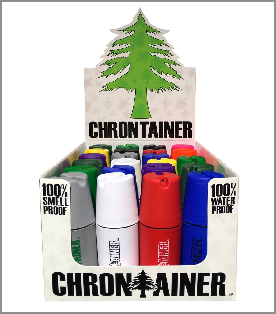 Chrontainer Smell Proof + Water Proof Container + Lanyard