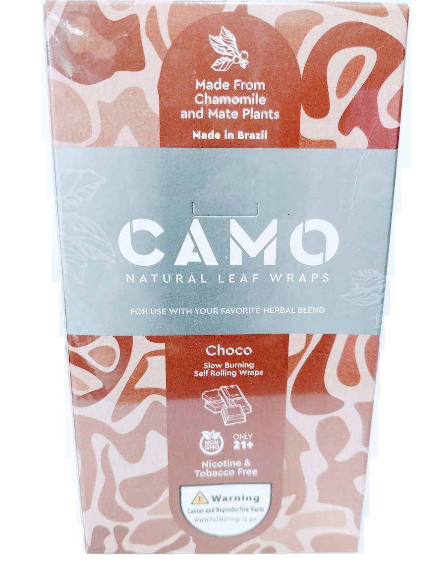 Camo Natural Leaf Wraps - Grape