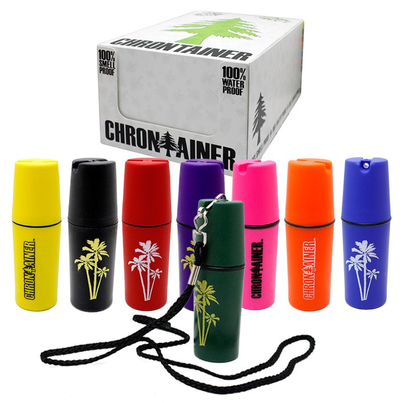 Chrontainer Smell Proof + Water Proof Container + Lanyard