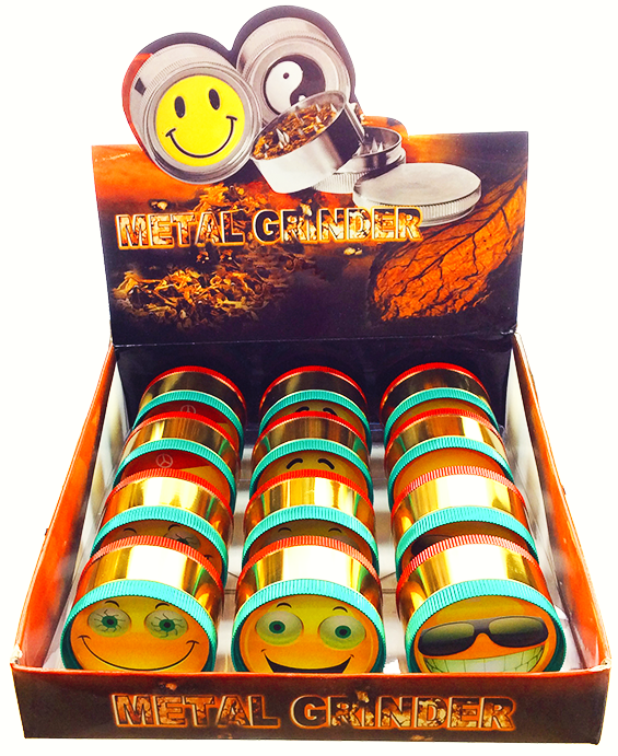 Trippy Emoji Rasta Grinder (55mm)