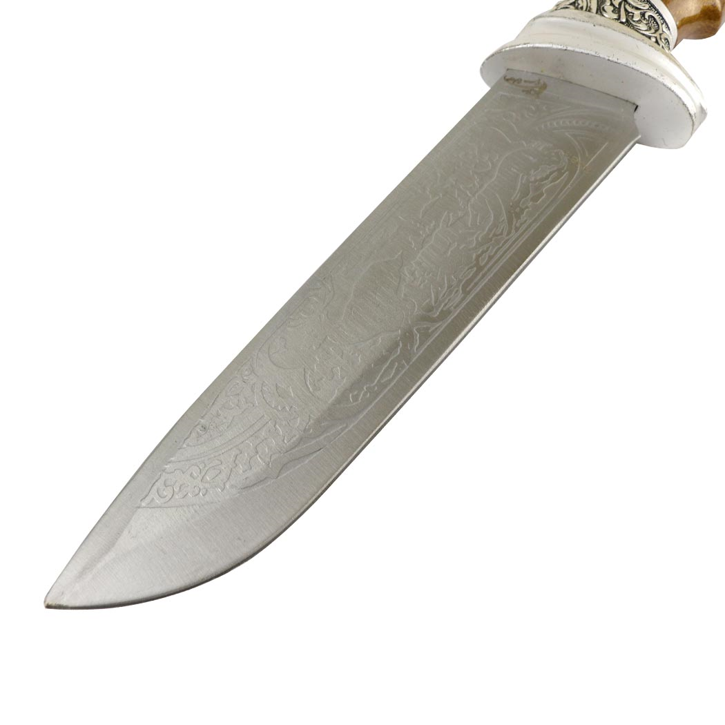 Defender 13" Medieval Dagger Roman Fantasy Daggers Stainless Steel Bear Handle