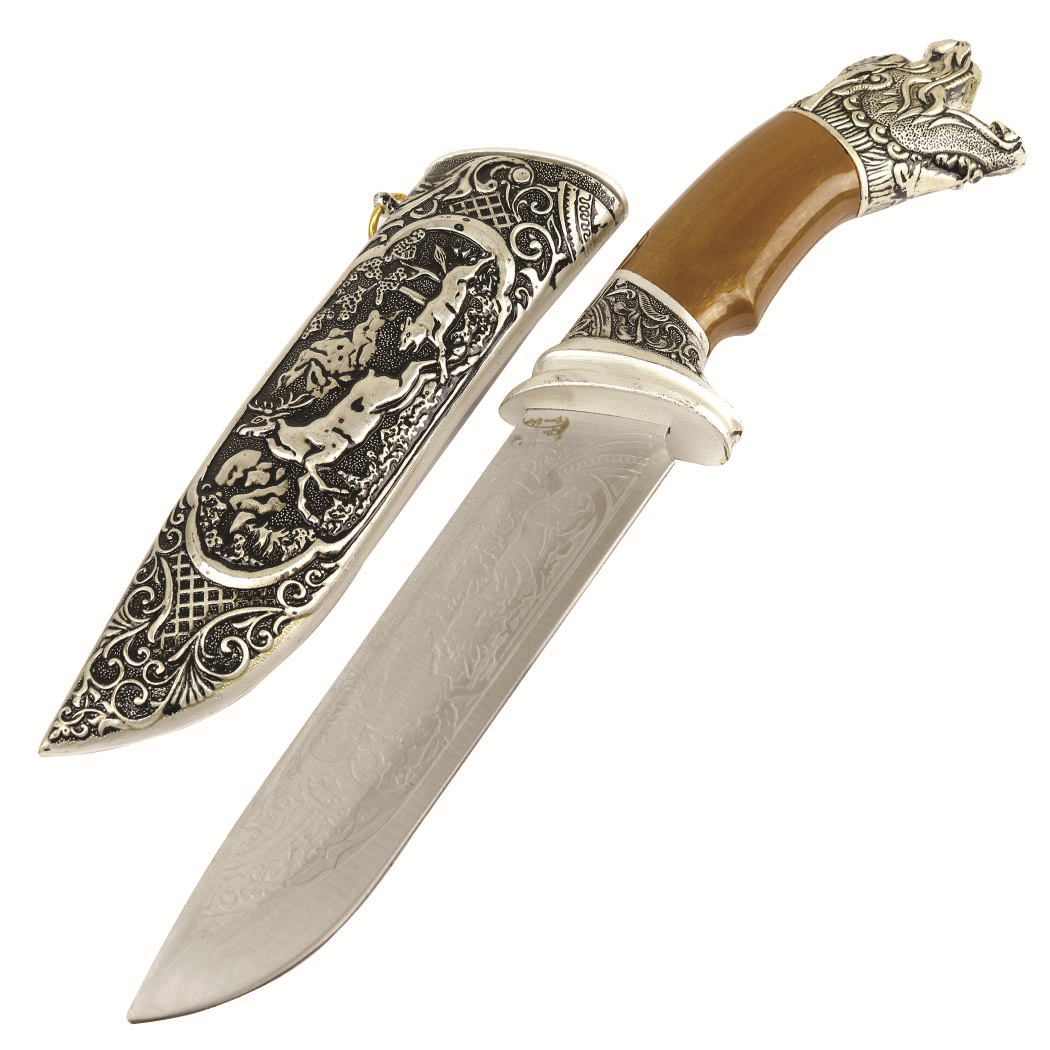 Defender 13" Medieval Dagger Roman Fantasy Daggers Stainless Steel Dragon Handle