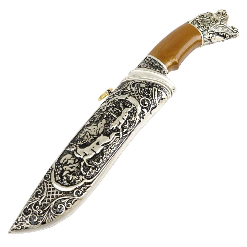 Defender 13" Medieval Dagger Roman Fantasy Daggers Stainless Steel Dragon Handle